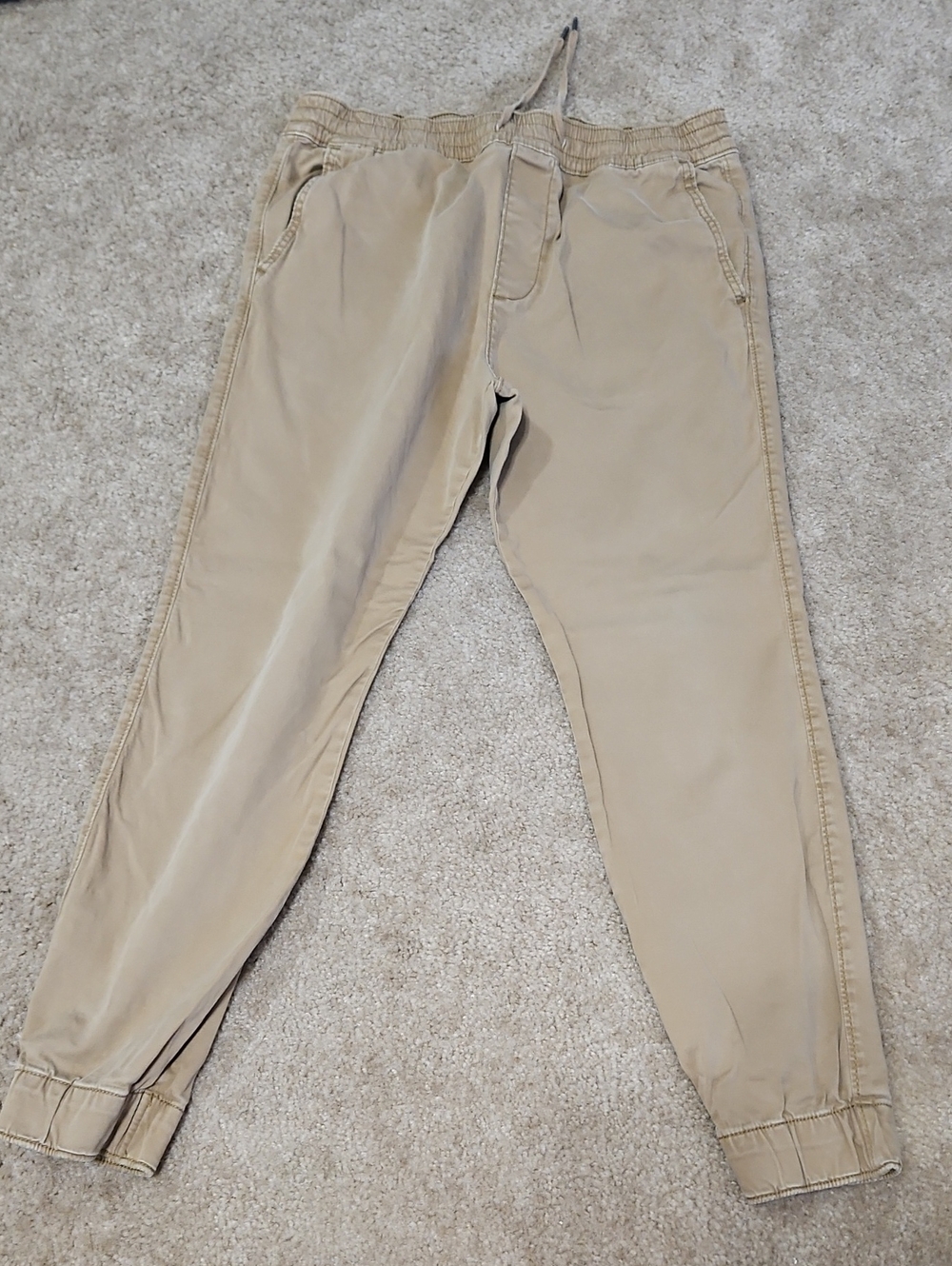 Hollister Men's Khaki Jogger Pants Large Tall